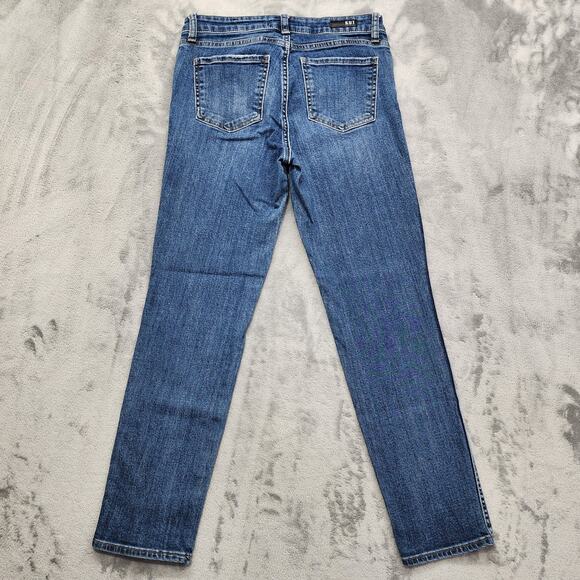 Kut Jeans Womens 2 Blue Catherine Fab Ab Boyfriend Ankle High Rise Stretch Denim - Picture 4 of 16
